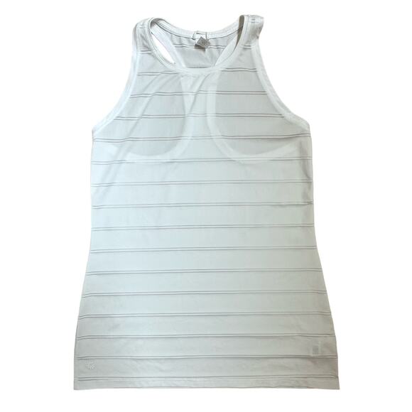 Athleta|Racerback Tank|White‎ Stripe|SZ XS - Picture 1 of 9